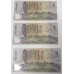 AUSTRALIA 1992 . FIVE 5 DOLLAR BANKNOTES . COLE/FRASER . CONSECUTIVE FIVE . FIRST PREFIX AA00